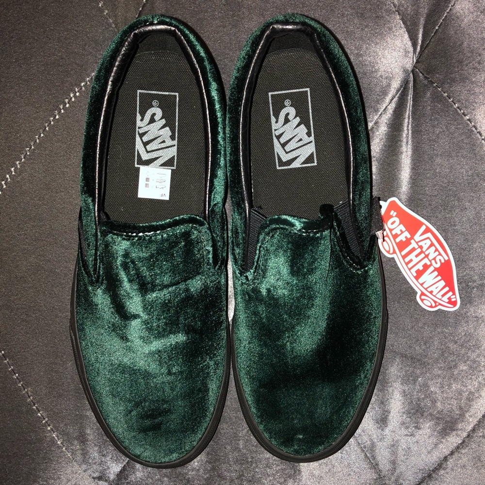 Limited edition velvet vans